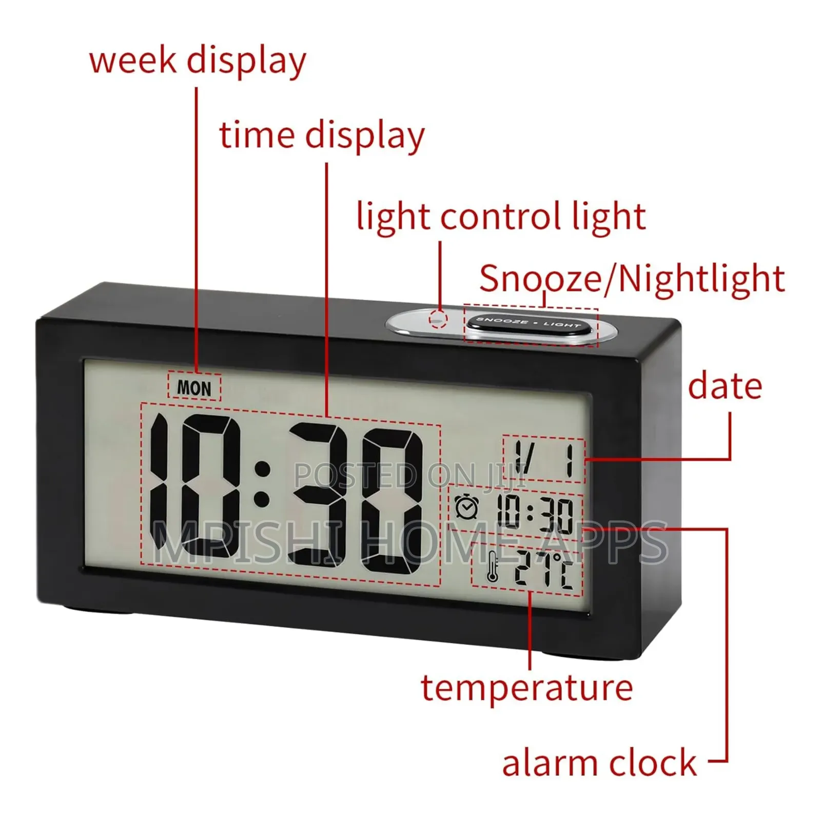 Led Digital Alarm Clock