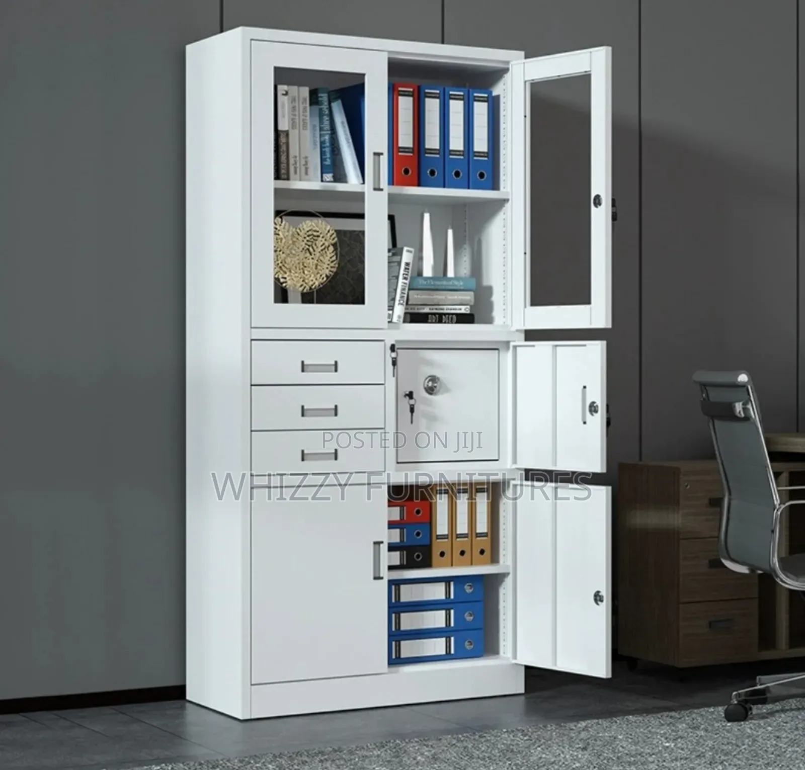 Modern Office Cabinet (With Safe)