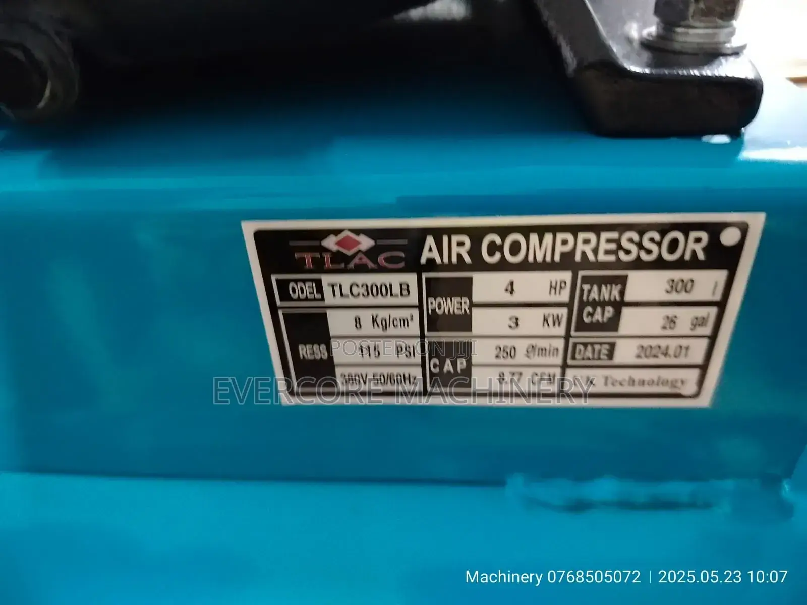 Tlac Uk 300l 3phase Air Compressor Machine.
