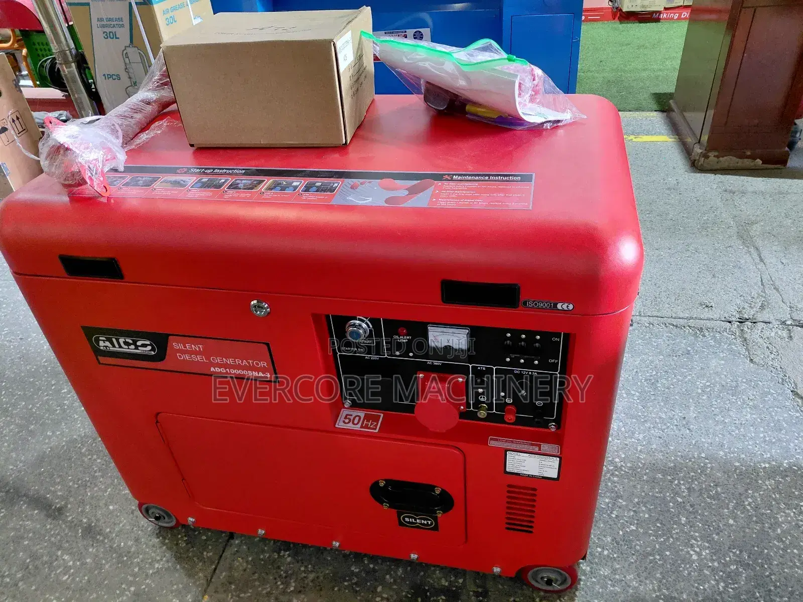 Aico Japan 10kva Diesel Silent Generator 220v to 380v