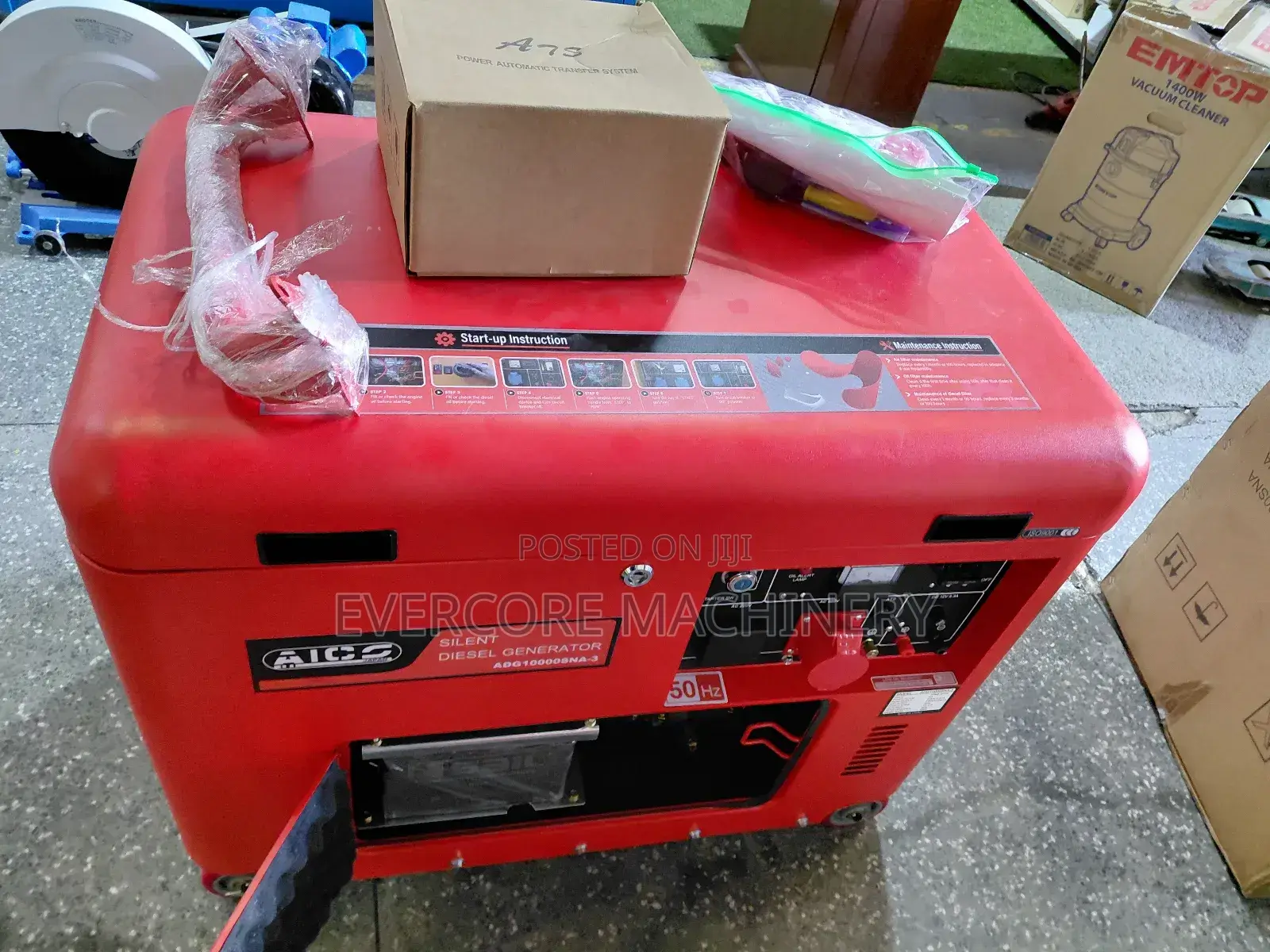 Aico Japan 10kva Diesel Silent Generator 220v to 380v