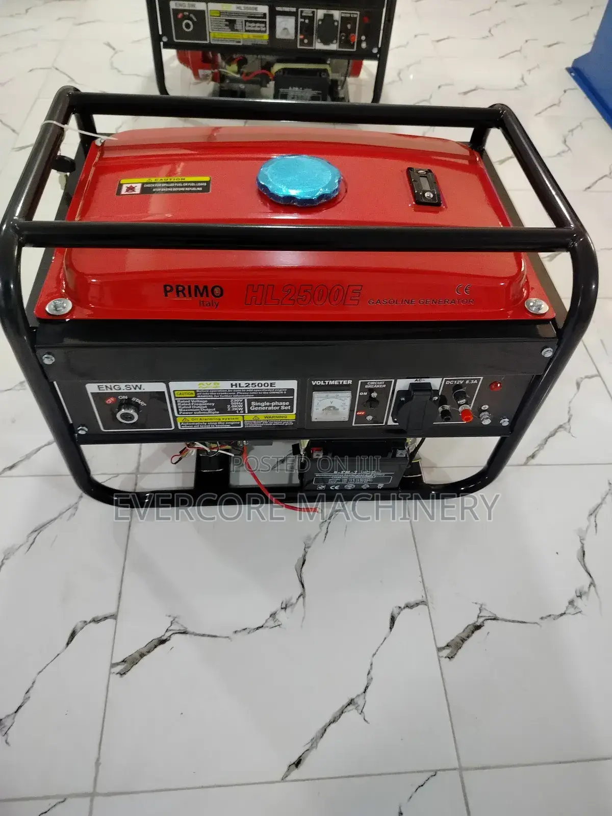 Primo Itall 2.5kva Petrol Keystart Generator.