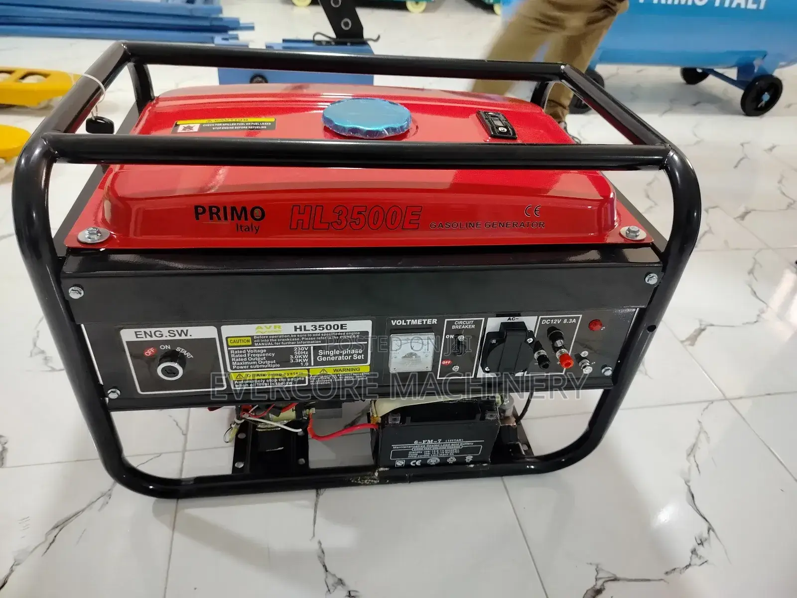 Primo Itall 2.5kva Petrol Keystart Generator.