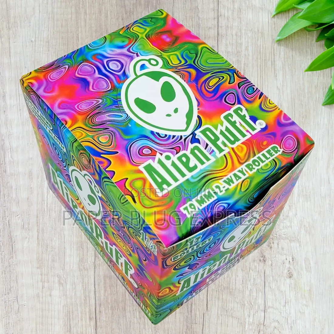 Alien Puff Hemp Plastic Rolling Machine 1 1/4 Size 79mm