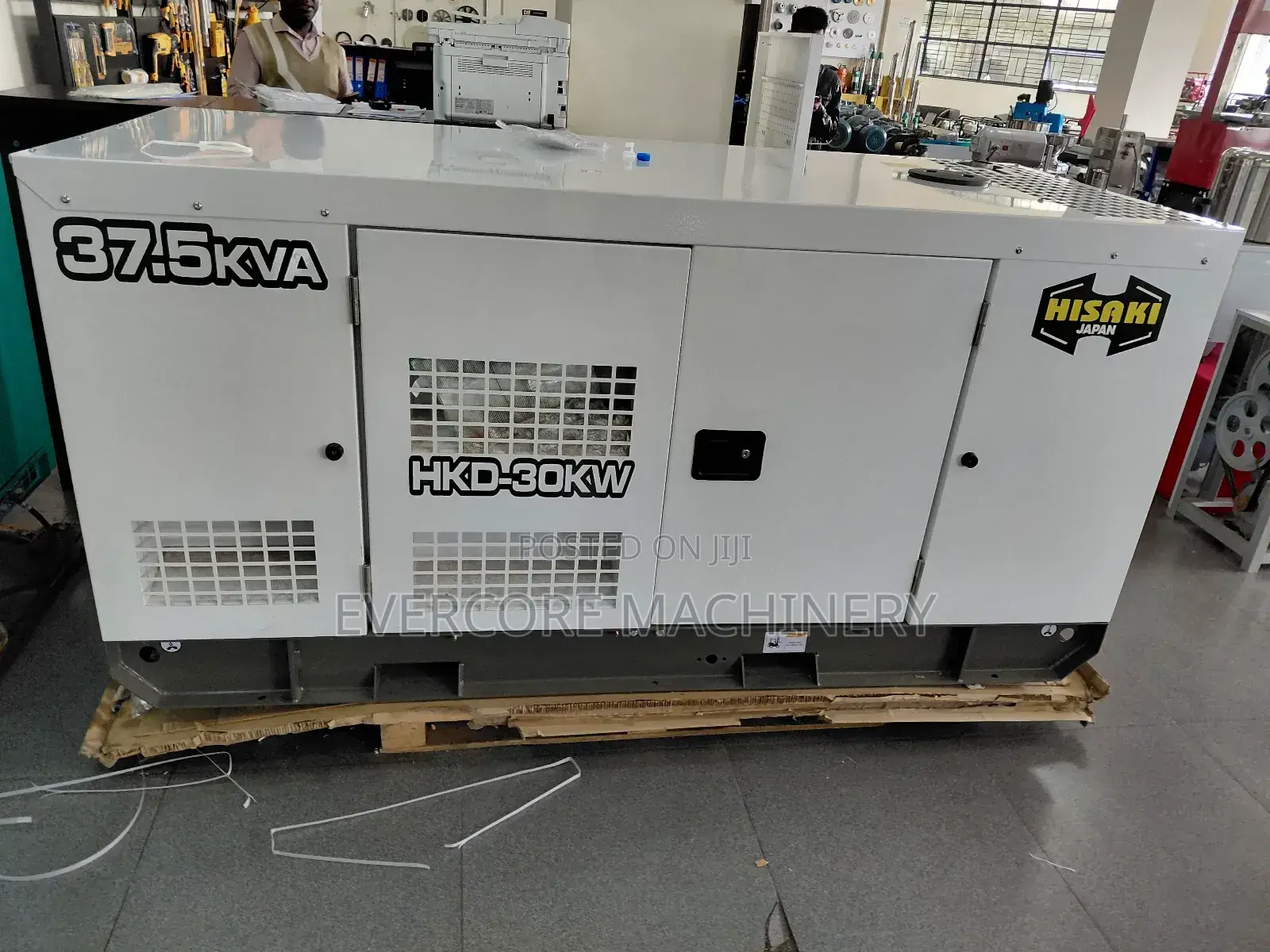 Hisaki Japan 37.5kva Diesel Silent Generator With Inbuilt Ats.