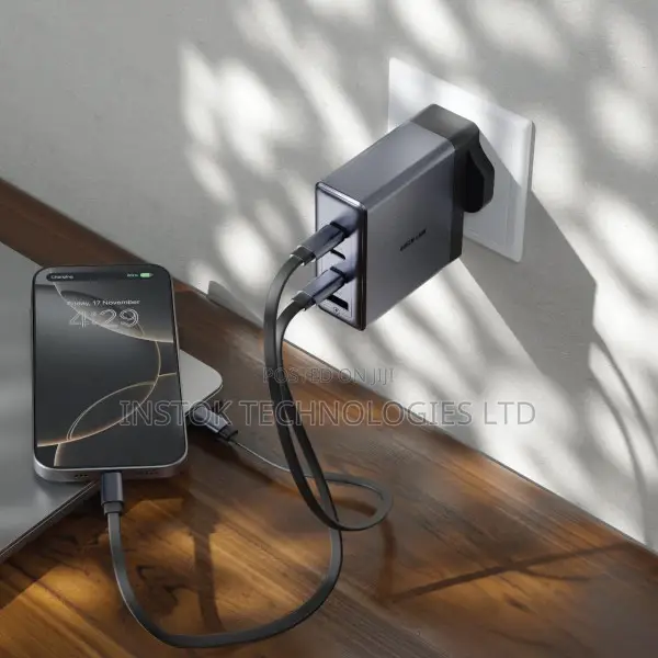Green Lion Gan Premium Uk Plug Wall Charger 140w