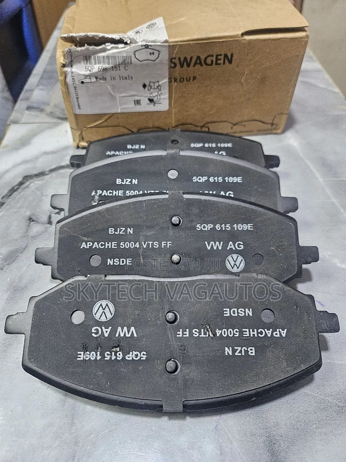 Volkswagen Audi Front Pads