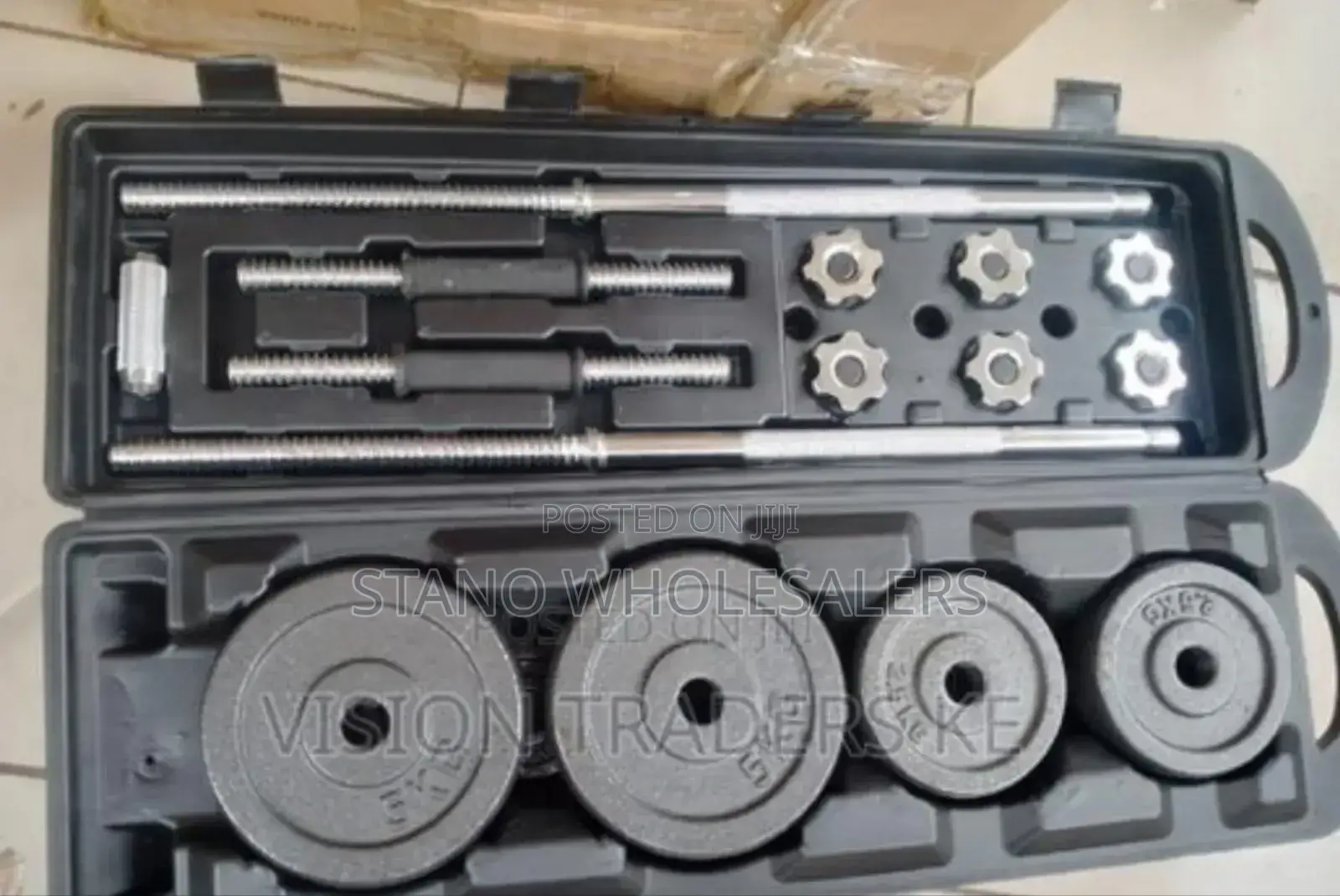 50kgs Dumbells Set With Casing