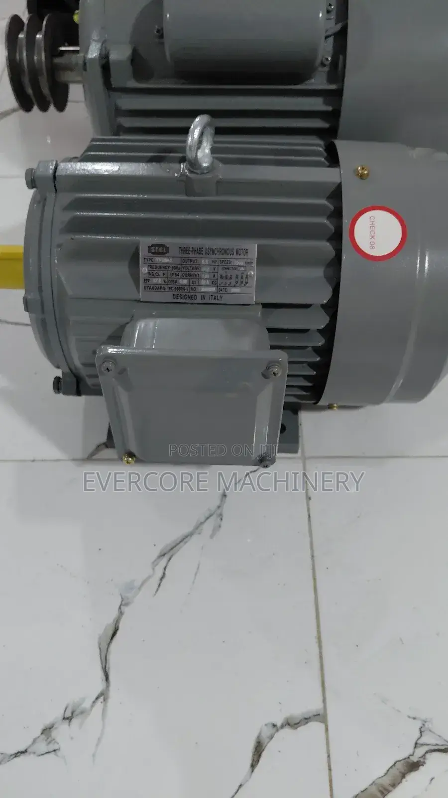 5.5hp Three Phase Motor High-Speed 415v Italy Design.