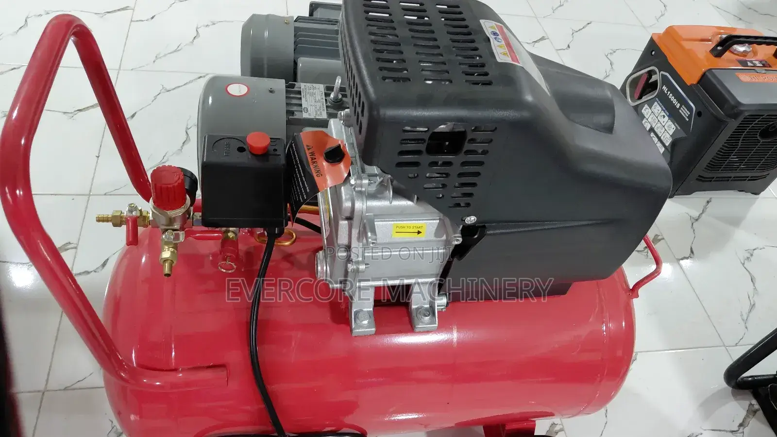 Primo Italy 50l Direct Driven Air Compressor Machine.