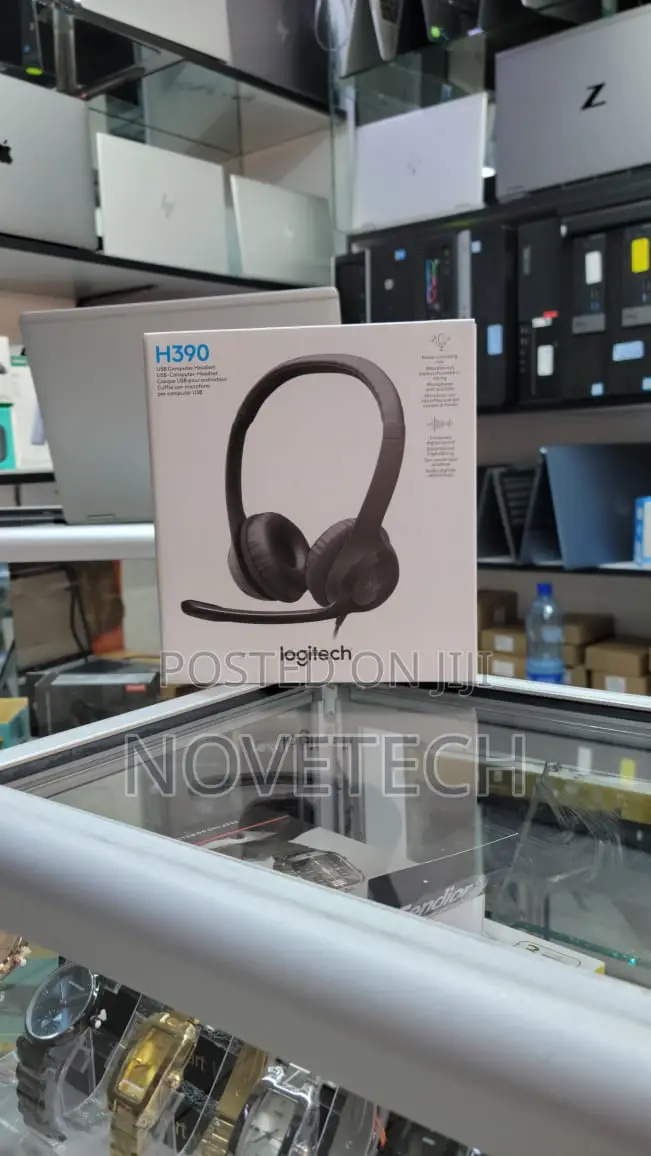 Logitech H390 Wired Headphones Usb Headset With Noise Canceling Mic