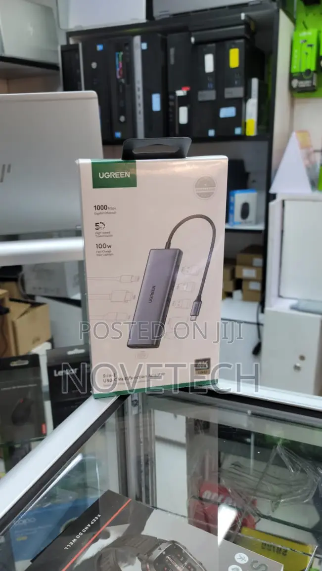 Ugreen Usb C Hub 9 in 1 10gbps Type C Hdmi Rj45 Pd100w for Macbook