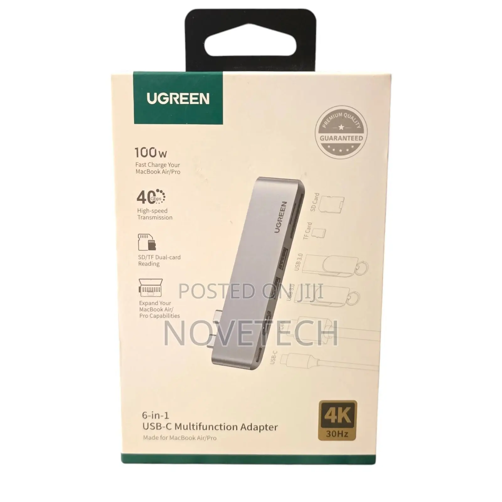 Ugreen Usb C Hub Adapter for Macbook Pro and Macbook Air Silver New