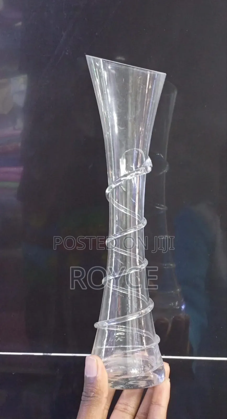 Crystal Clear Stem Flower Vase