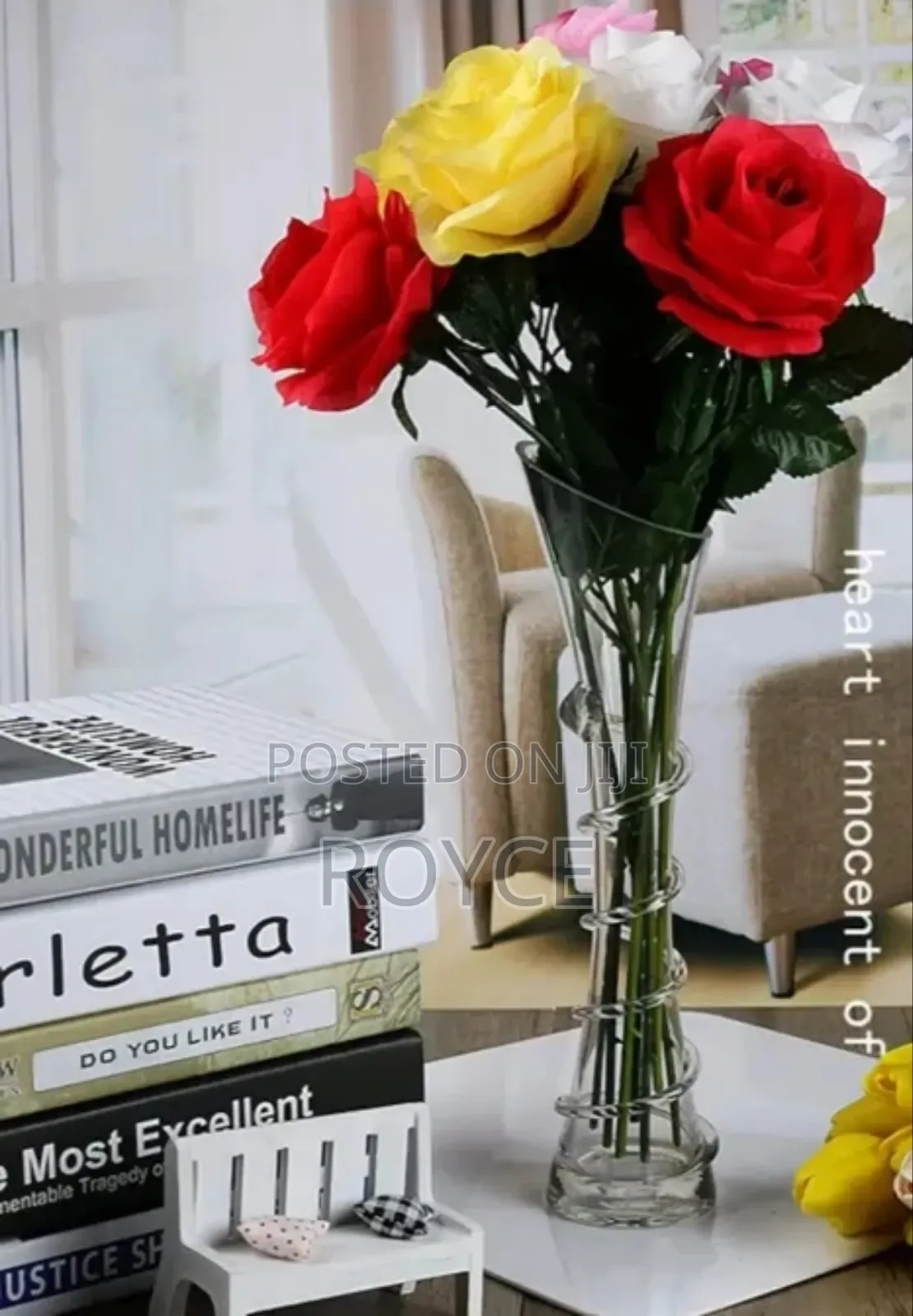 Crystal Clear Stem Flower Vase