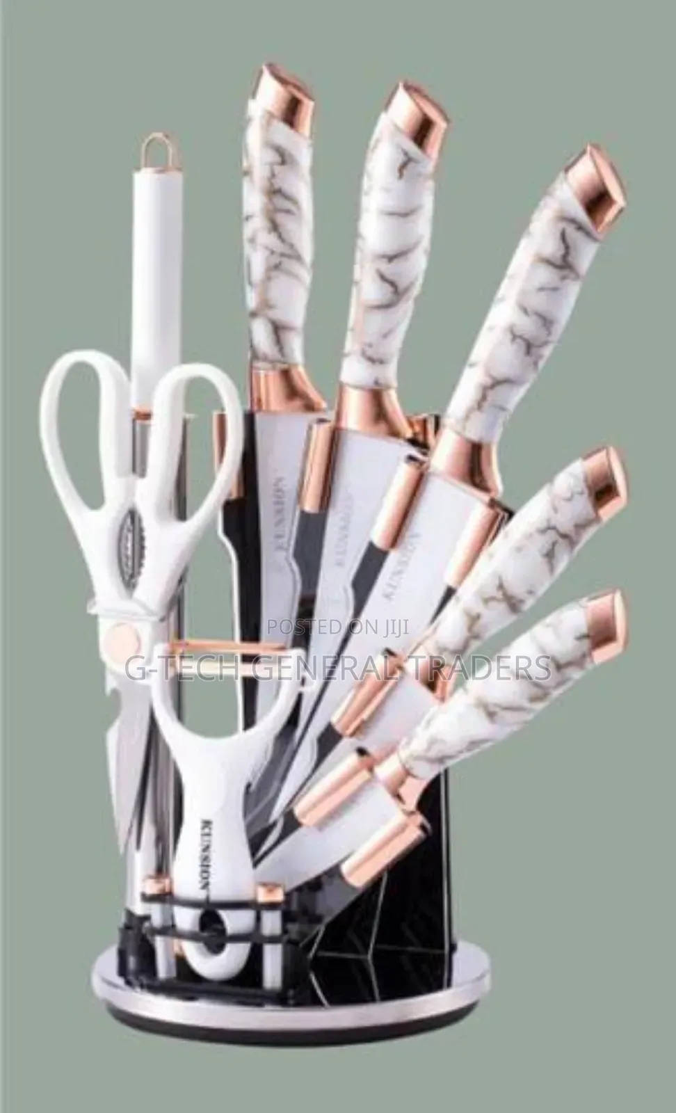 Generic Marble Knife Set Heavy Duty