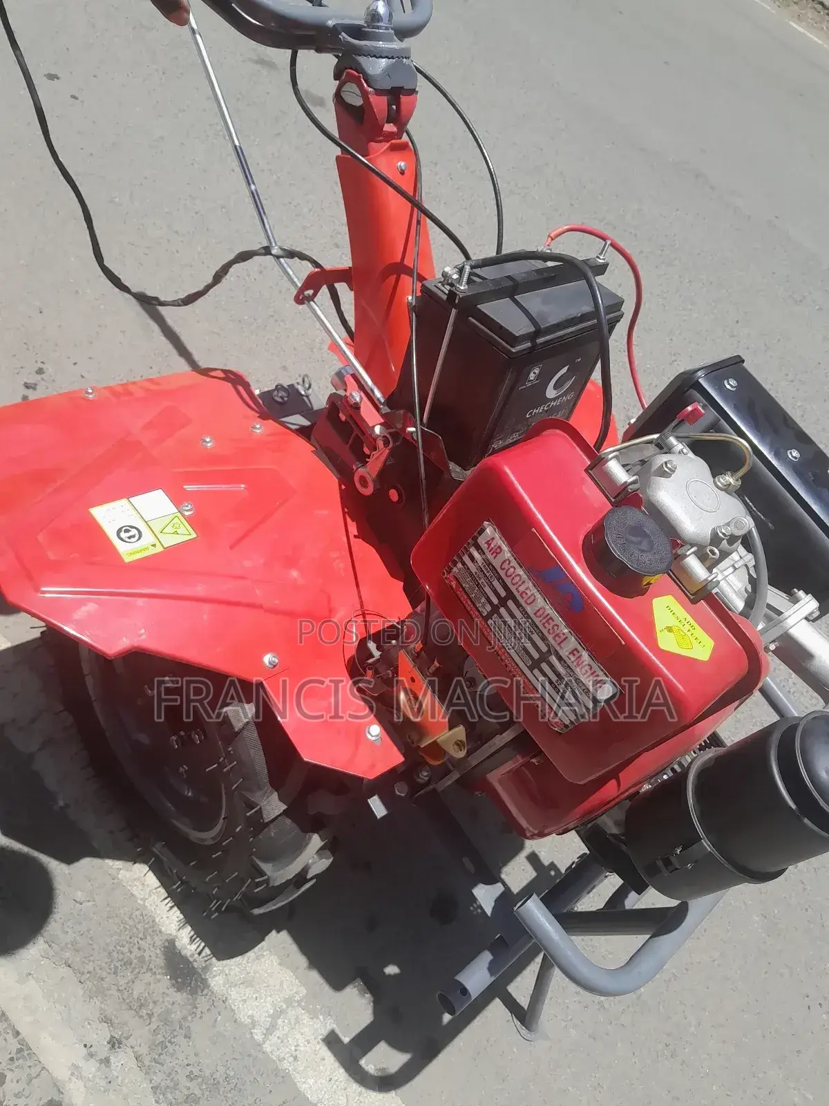 Diesel Engine Powered Power Tiller