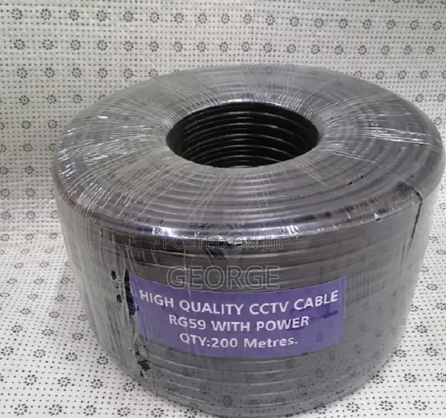 Rg59 -Coaxial Cable With Power 200meter