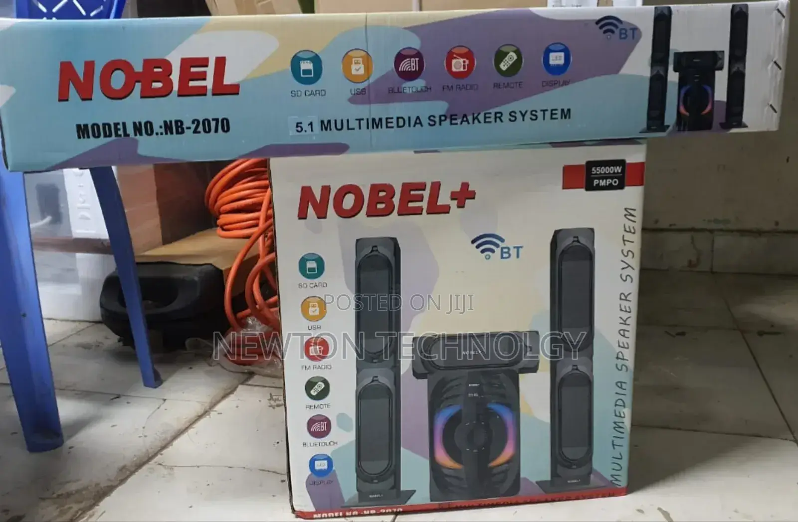 Nobel Nb-2070 3.1ch Subwoofer 55,000w Pmpo Multimedia Sub Woofer