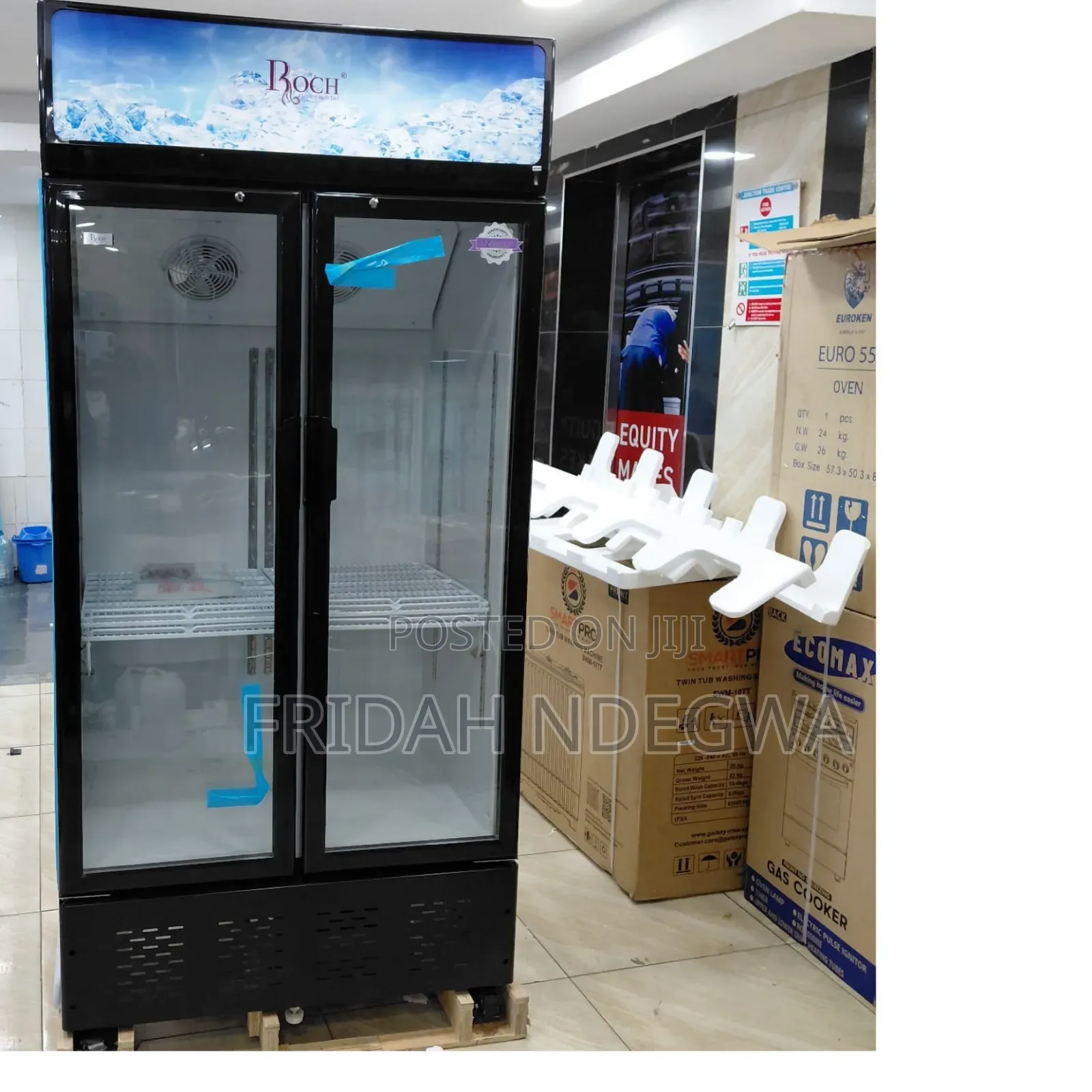Roch 409 Litres Side by Side Showcase Chiller