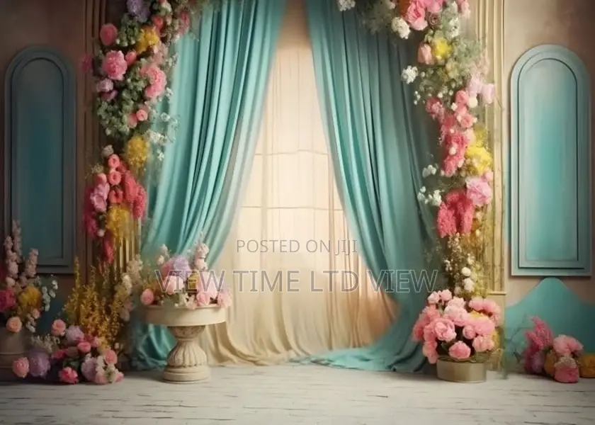 4x3m Vinyl White Castle Indoor Photography Backdrop in Nairobi CBD