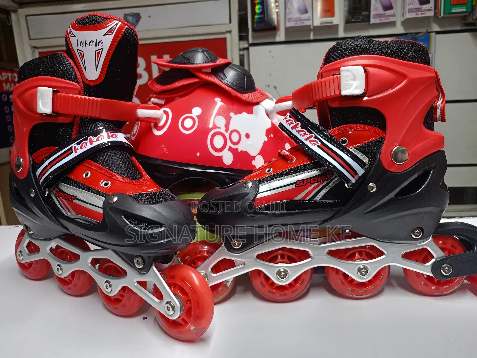 Adjustable Skating Shoes Set