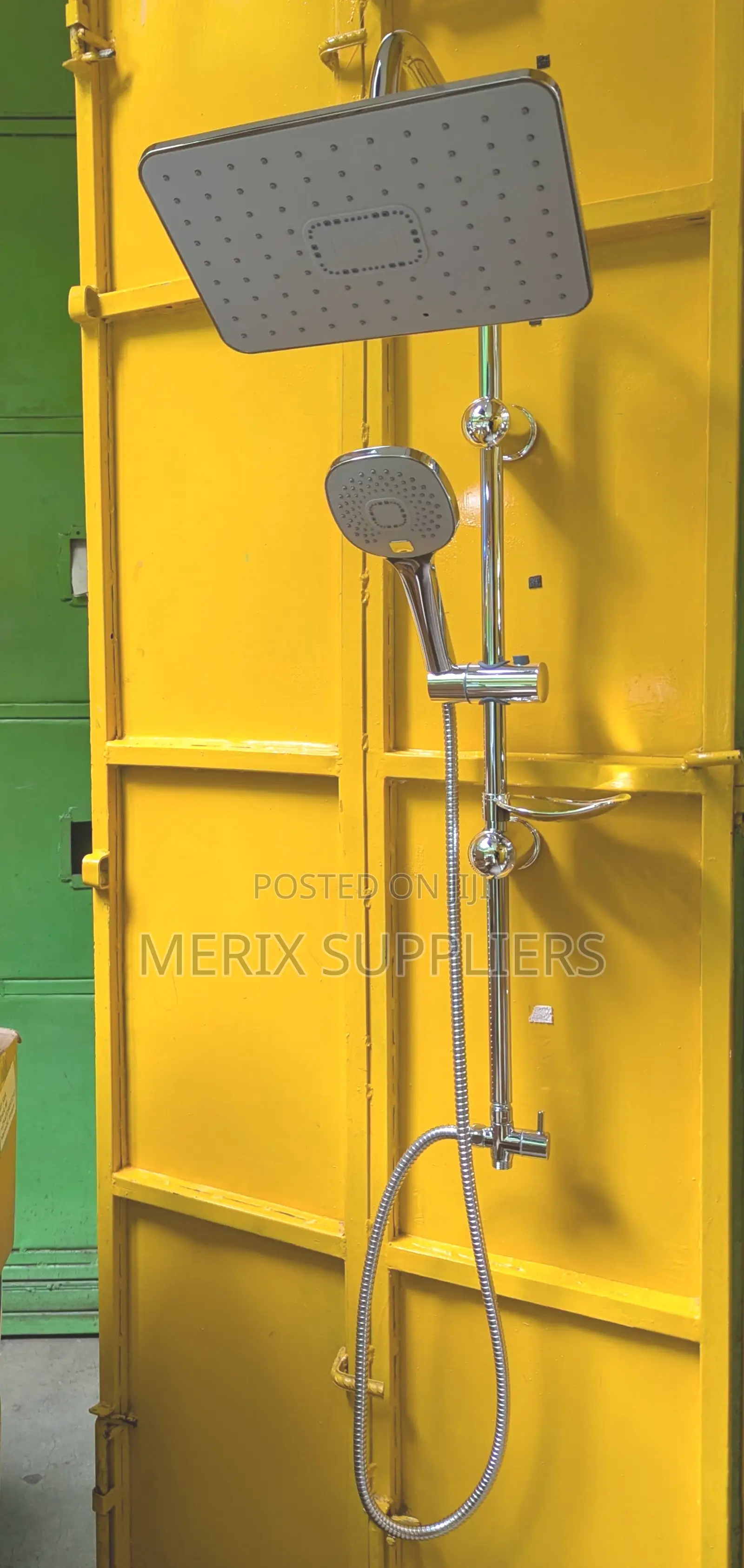 Rain Shower Head Riser Set Kit