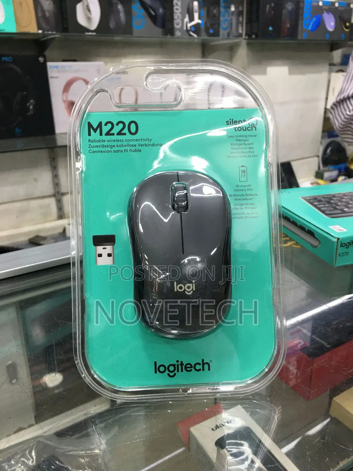 Logitech M220 Silent Wireless Mobile Mouse