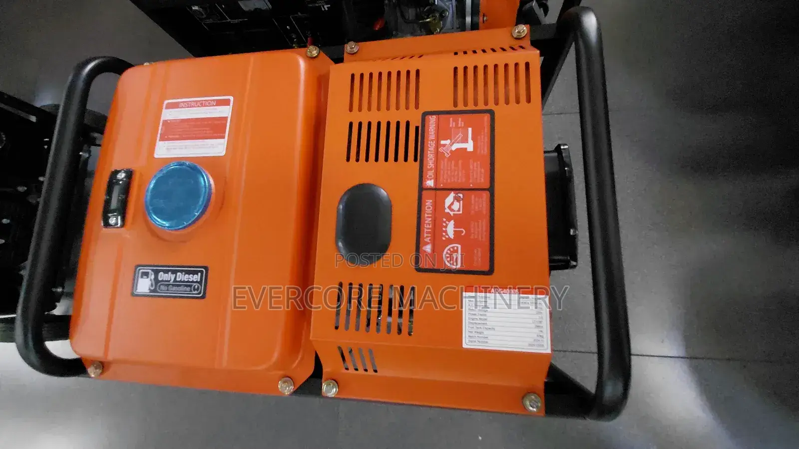 Aico Japan 7.0kva Diesel Openset Generator.