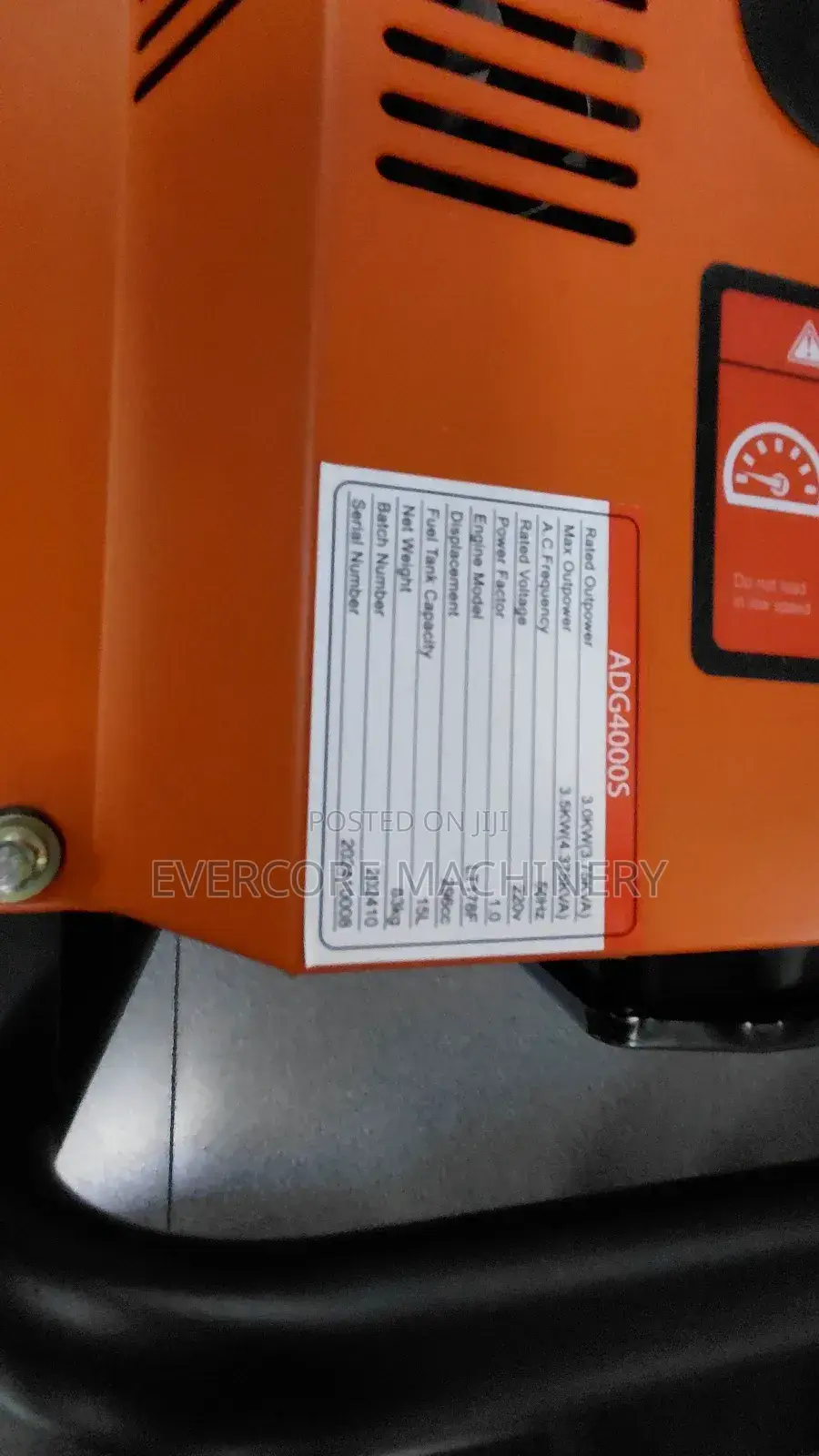 Aico Japan 7.0kva Diesel Openset Generator.