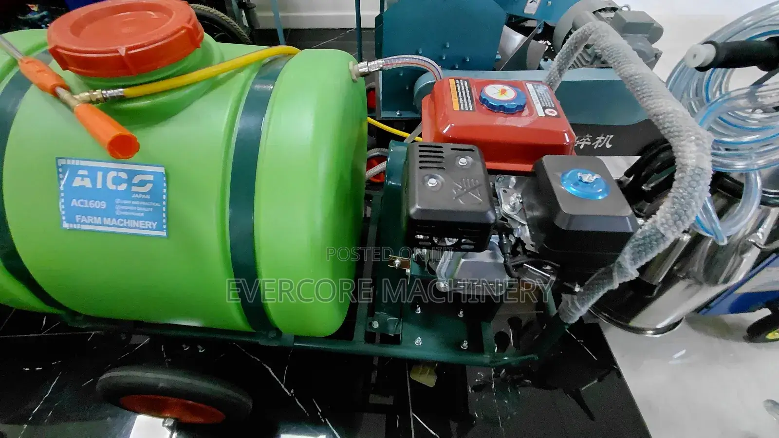 160l Agricultural Trolley Sprayer With Spray Tank 8hp Petrol Engine.