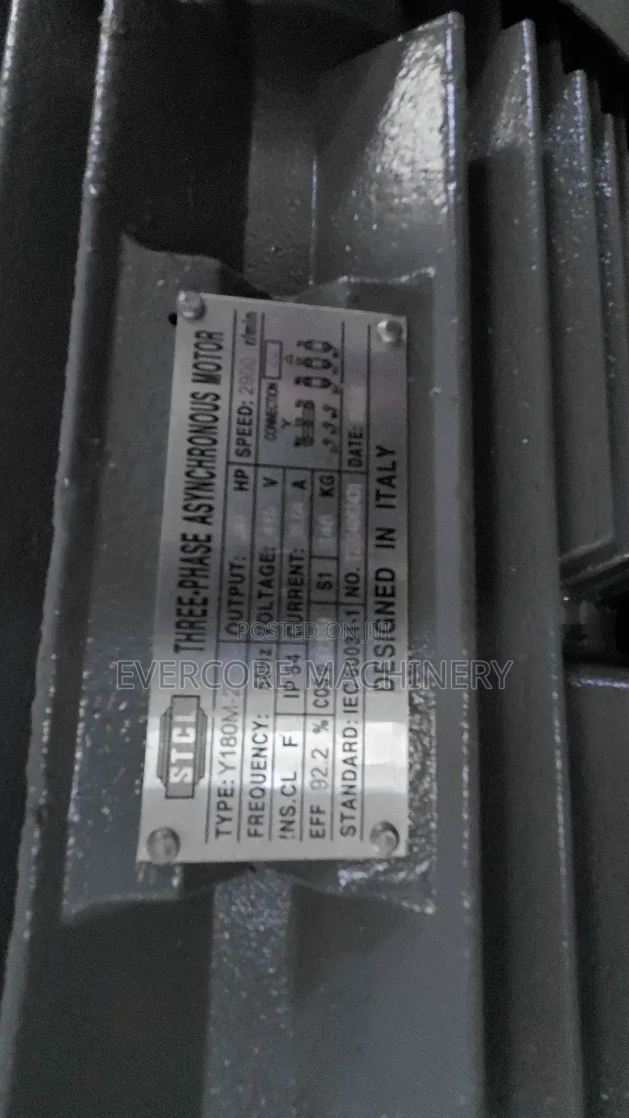 STCL Italy 30hp High-Speed Motor Three Phase Copper Winded.