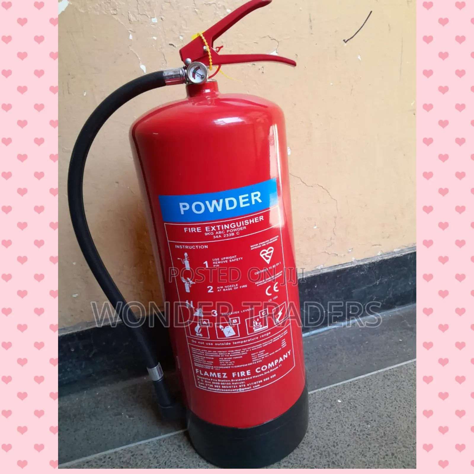 Fire Extinguisher Dry Powder 9 Kg