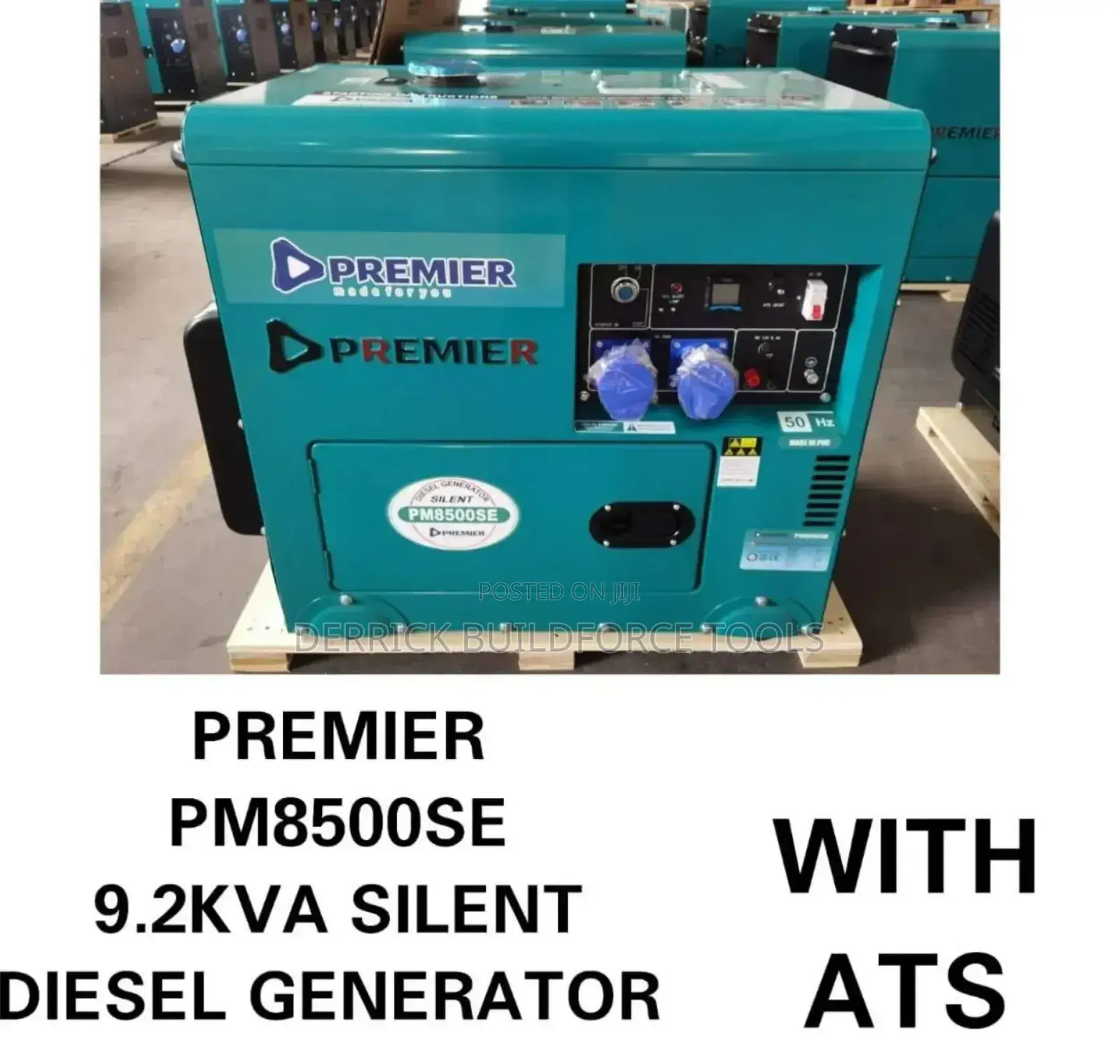 Premier 8500se 9.2kva Silent Diesel Generator