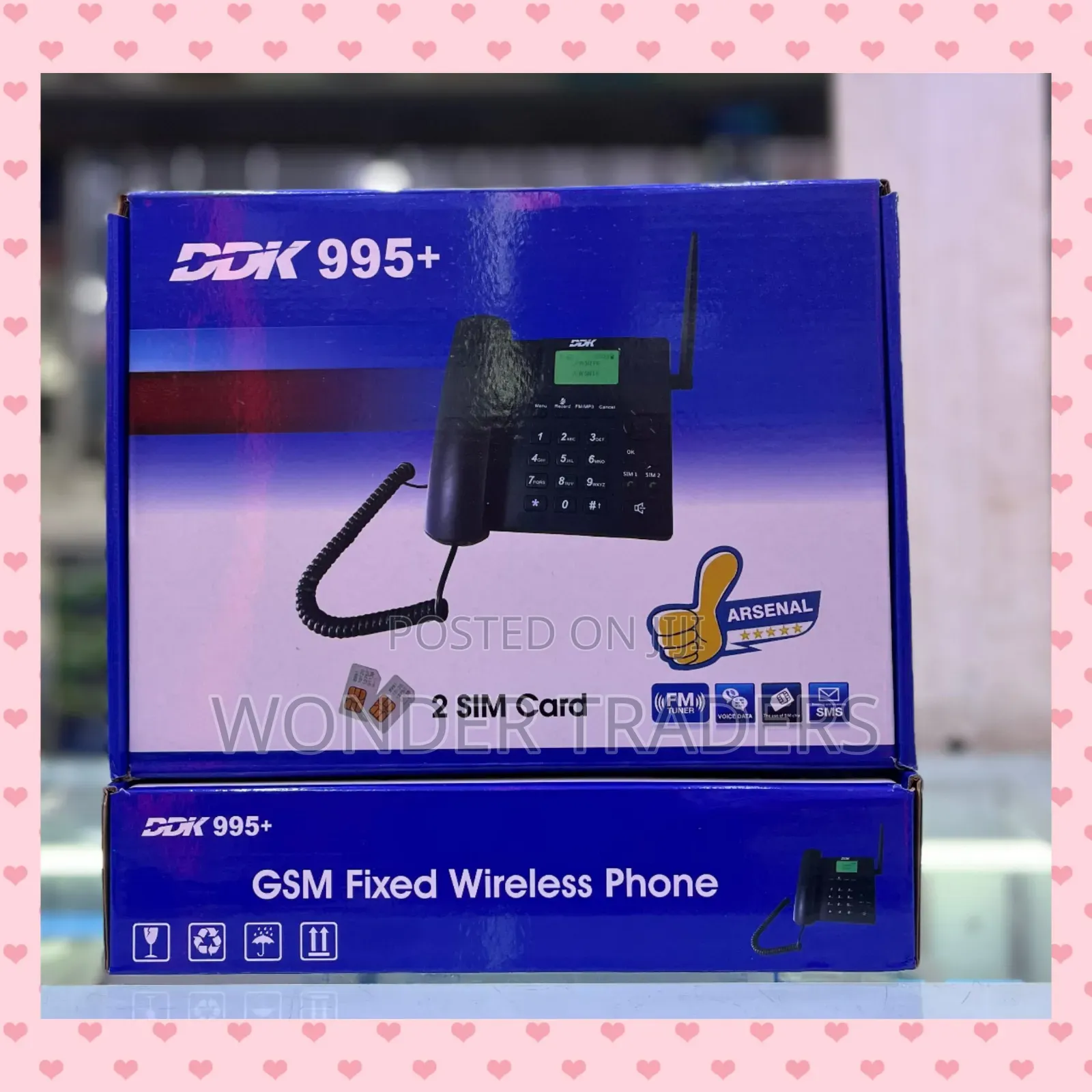 Dual Sim Landline Phone - 2 Sim Card