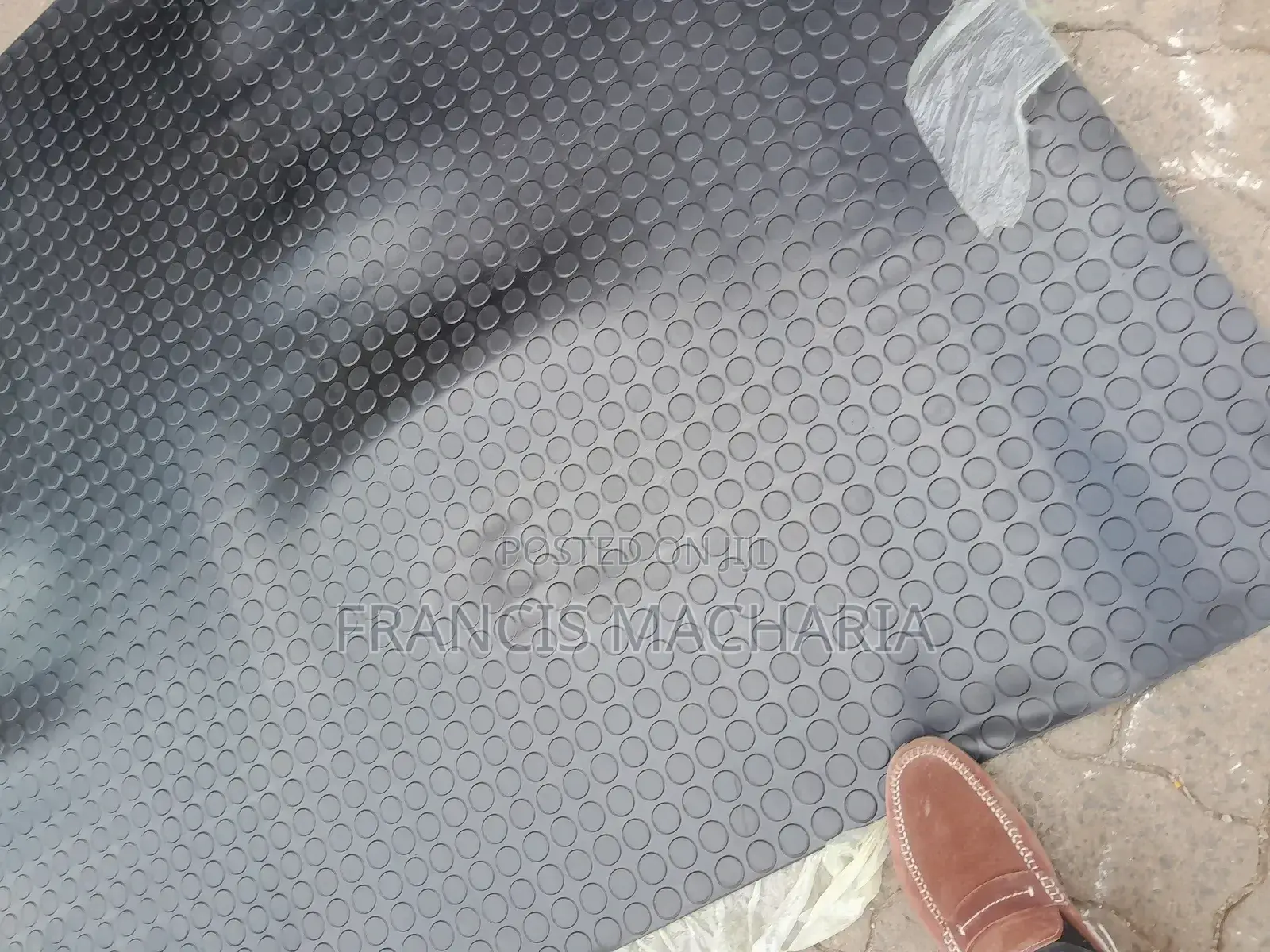 Circle Rubber Coin Mat