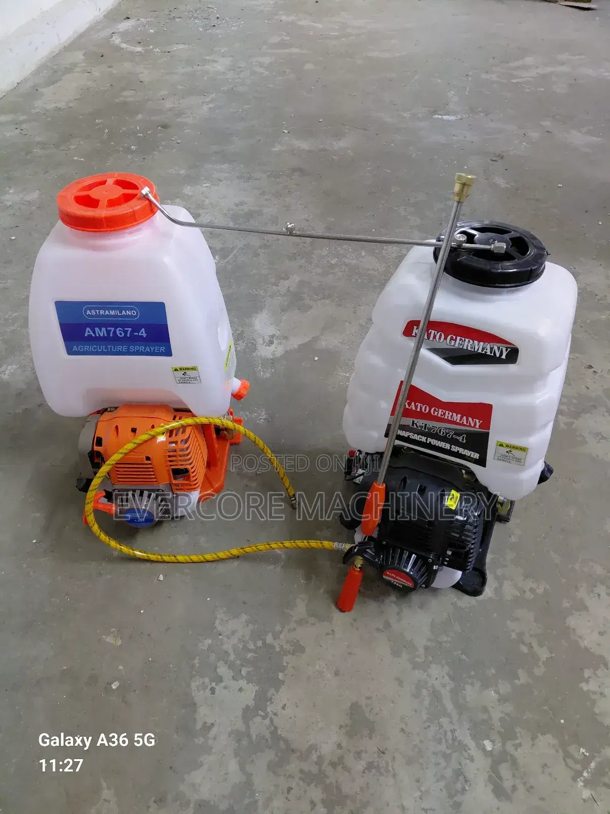 Heavy Duty Gasoline Power Sprayer 25litres Capacity.