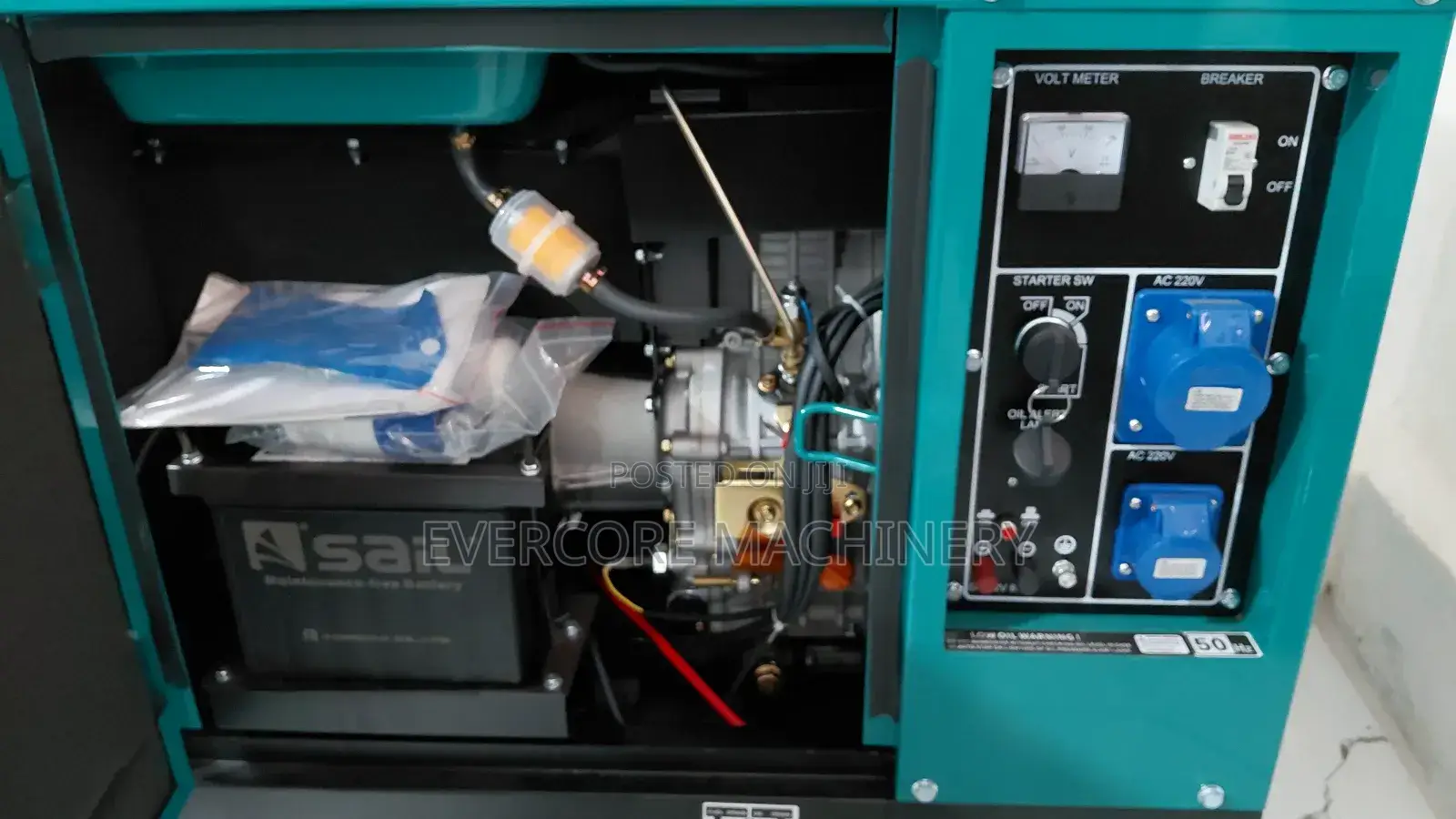 Hl Power 9.5kva Diesel Silent Generator Single Phase.