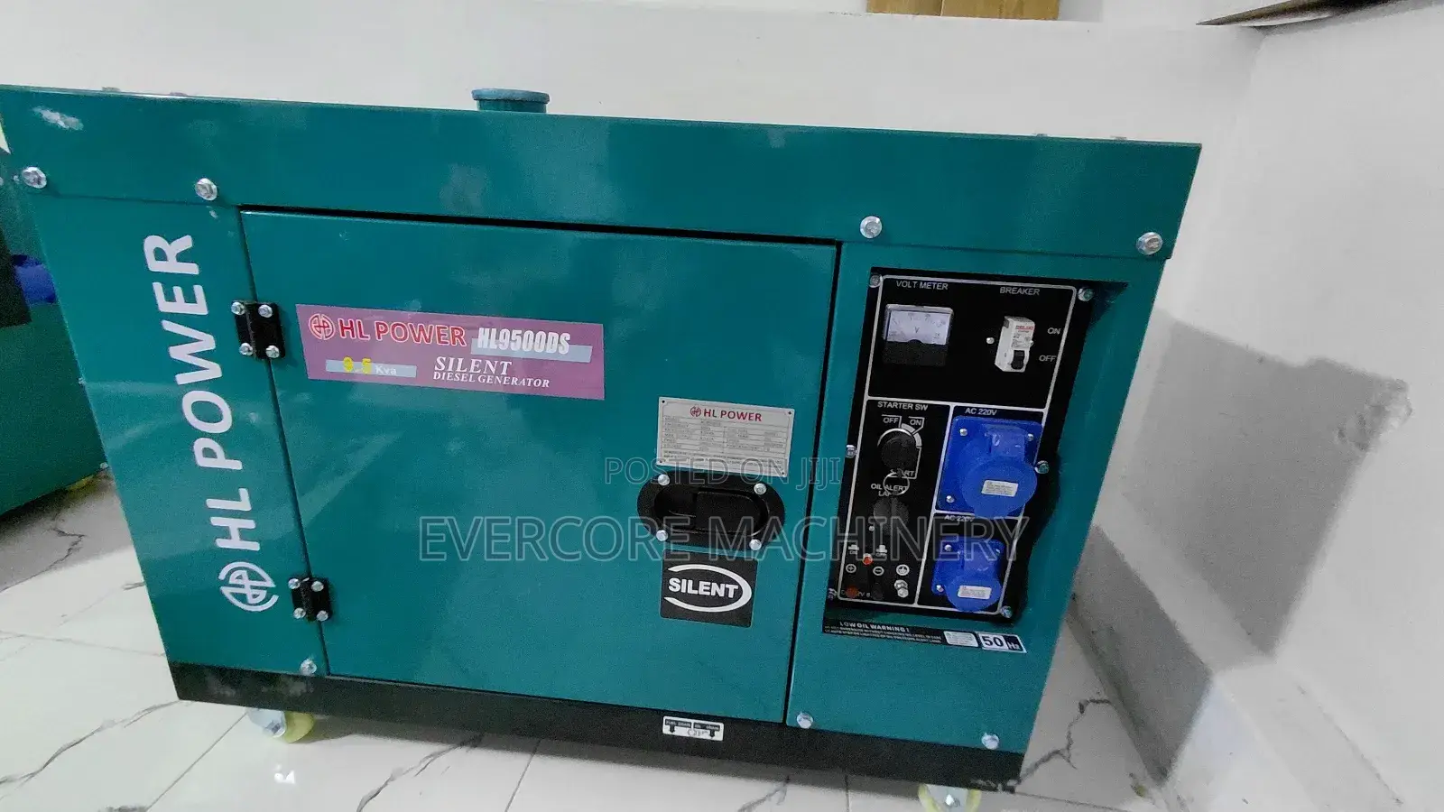 Hl Power 9.5kva Diesel Silent Generator Single Phase.