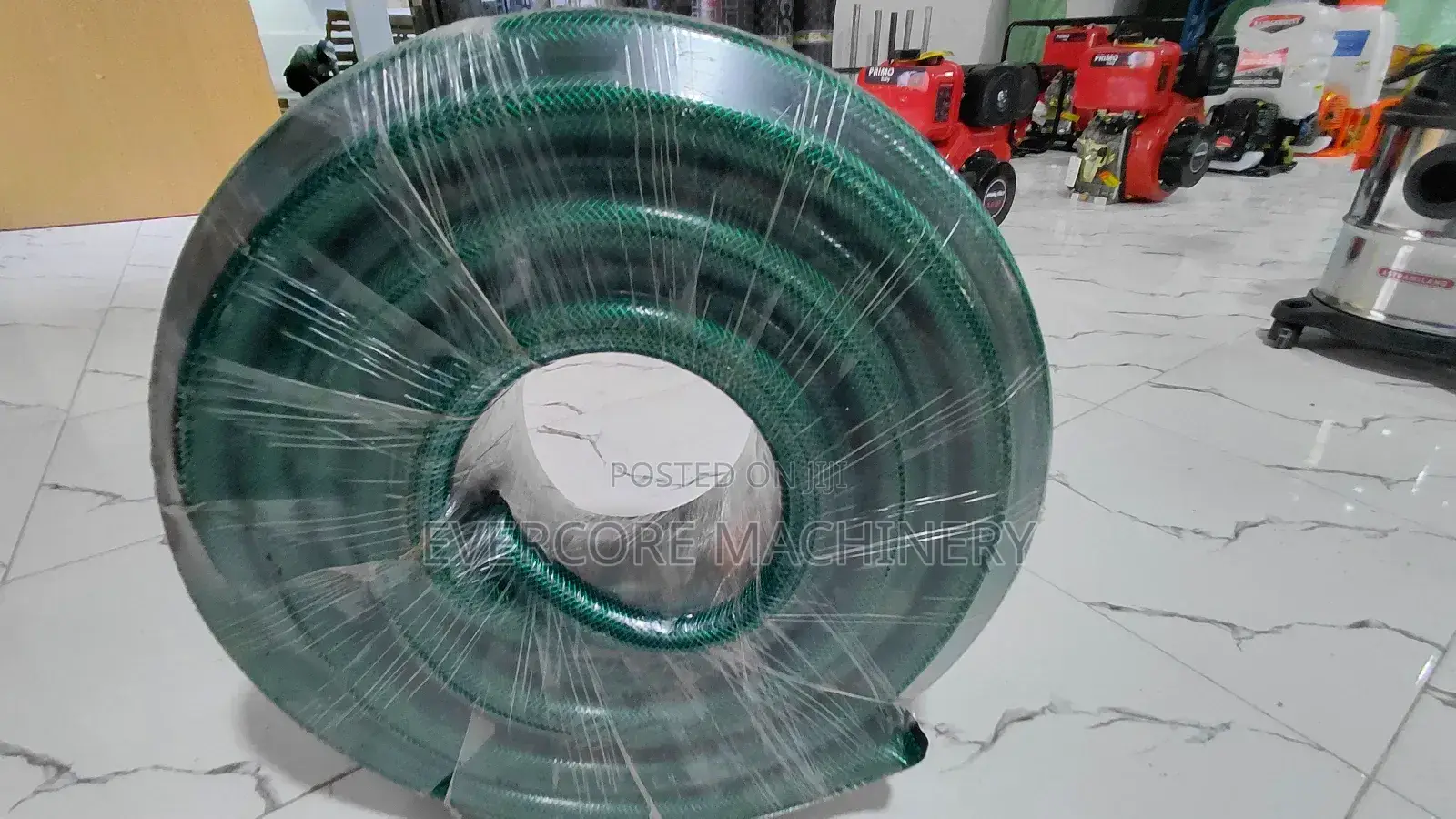 Green-Braided Hose 1inch by 30metres Long.