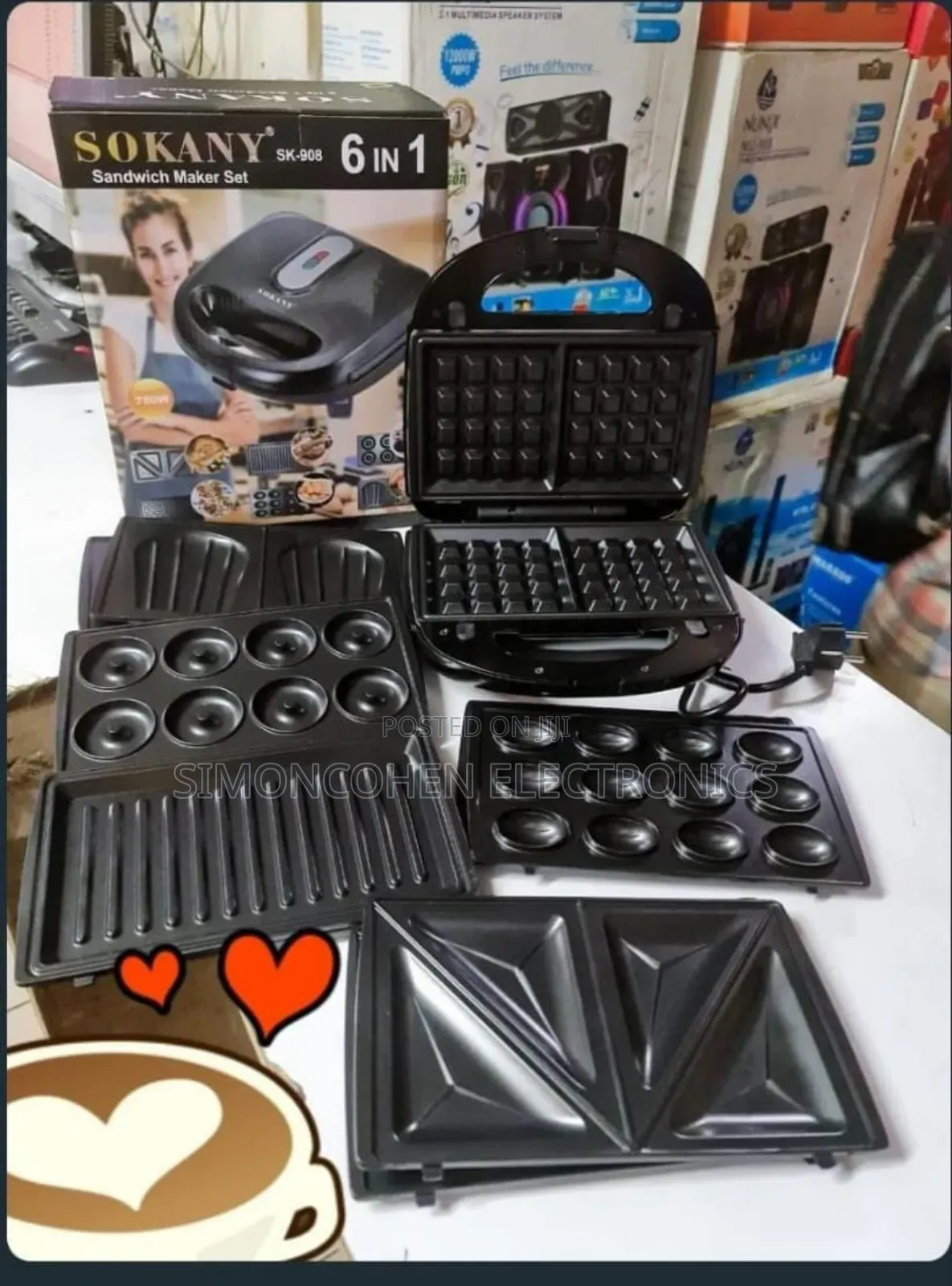 Sokany 6in1 Sandwich Maker