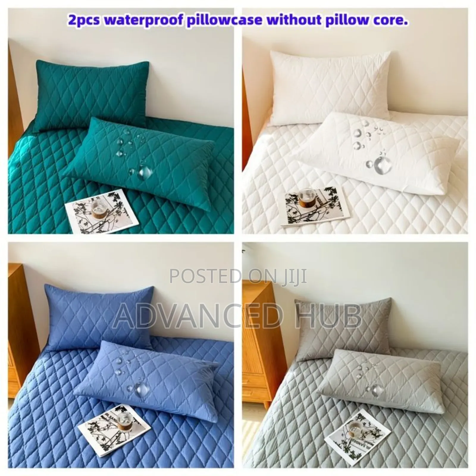 2 Piece Waterproof Pillow Protector