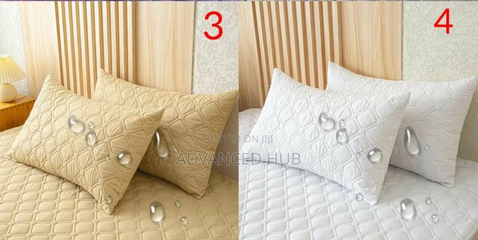 2 Piece Waterproof Pillow Protector