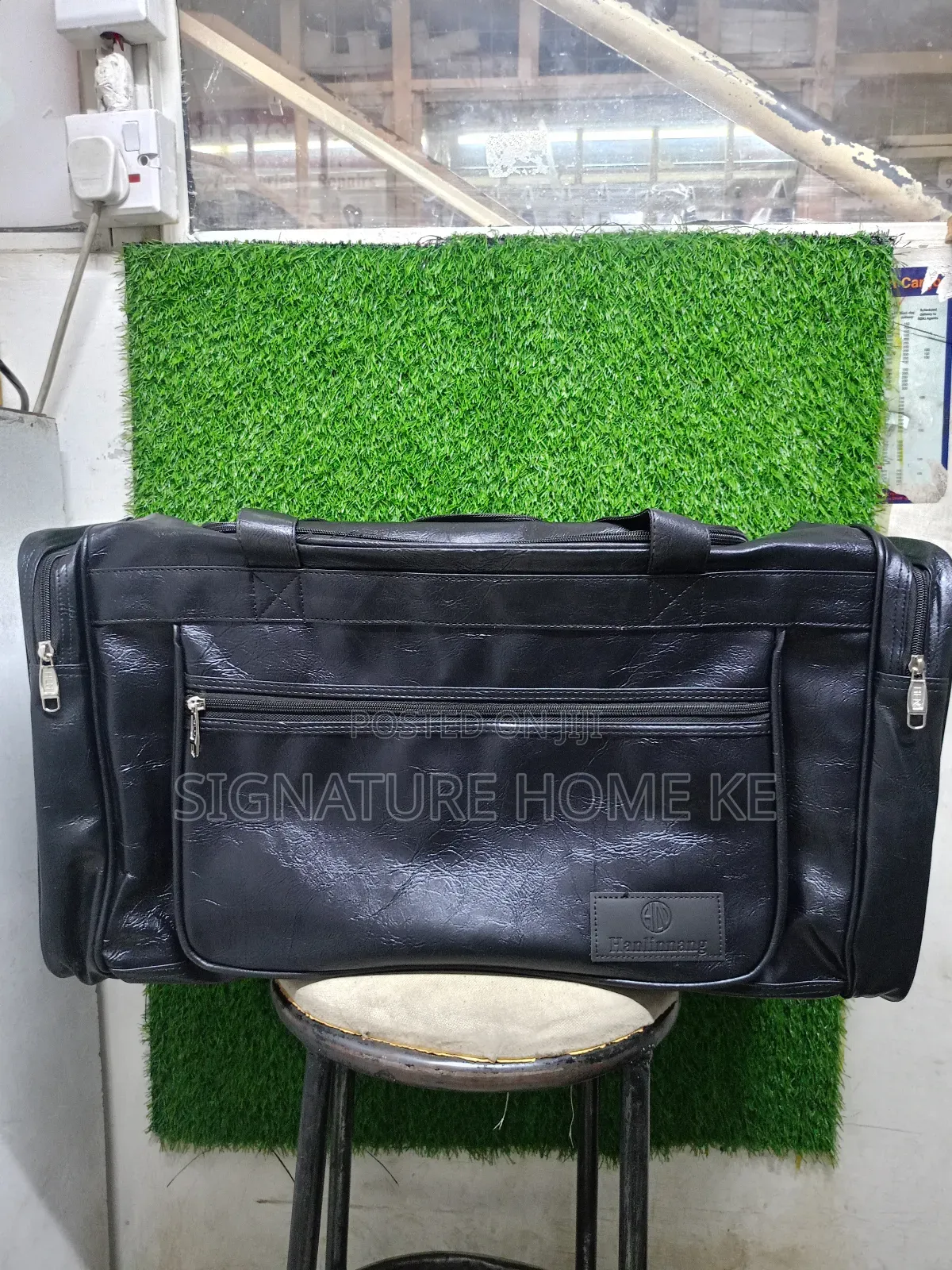 Leather Luggage Travel Bag