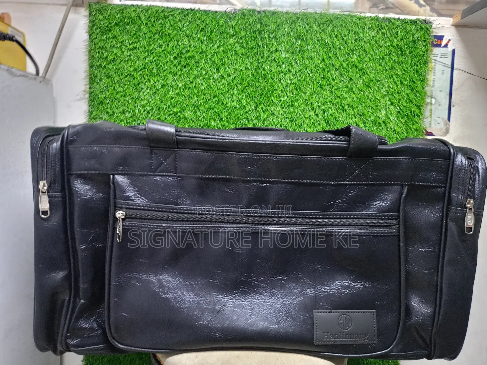 Leather Luggage Travel Bag