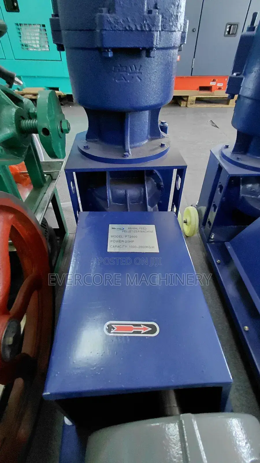 Heavy Duty 20hp Animal Feed Pelletizer Machine 1000/2000kg/Hr.