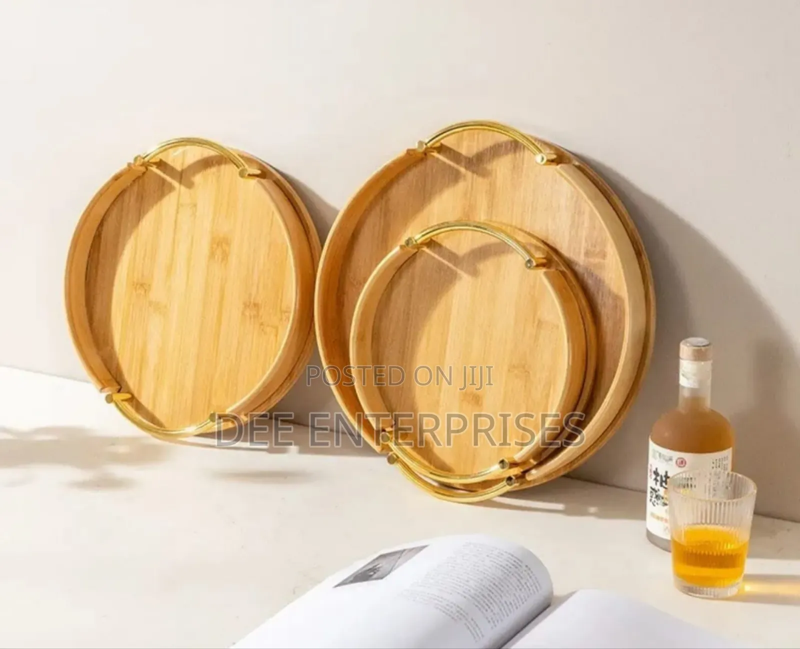 3pcs Multi-Functional Bamboo Food Storage Trays