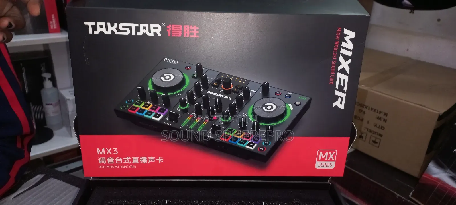 Takstar Mk3 Audio Mixer Webcast Sound Card Mixing Console