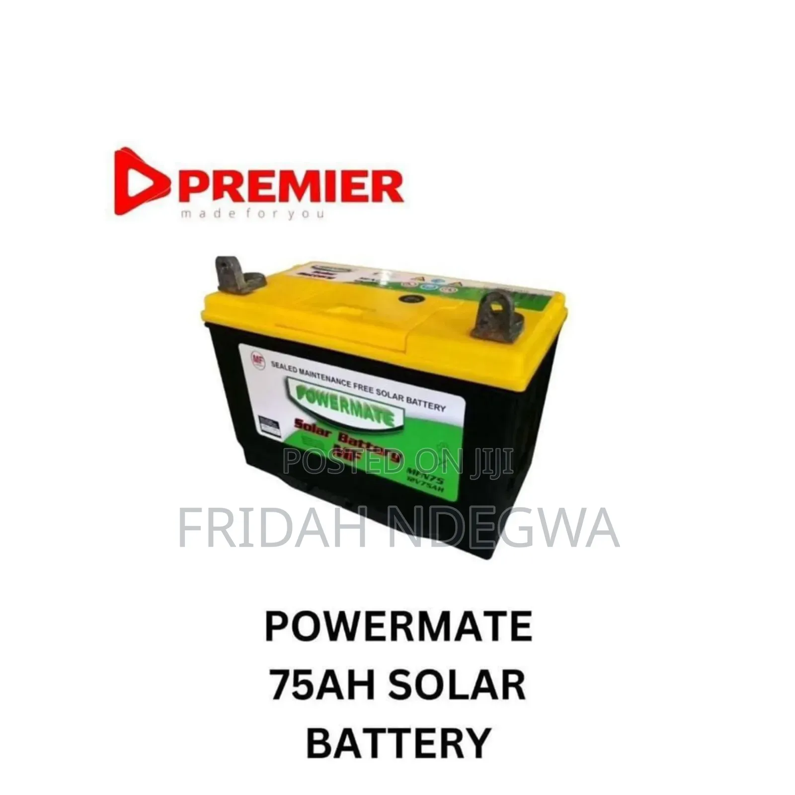 Powermate 75ah Solar Battery