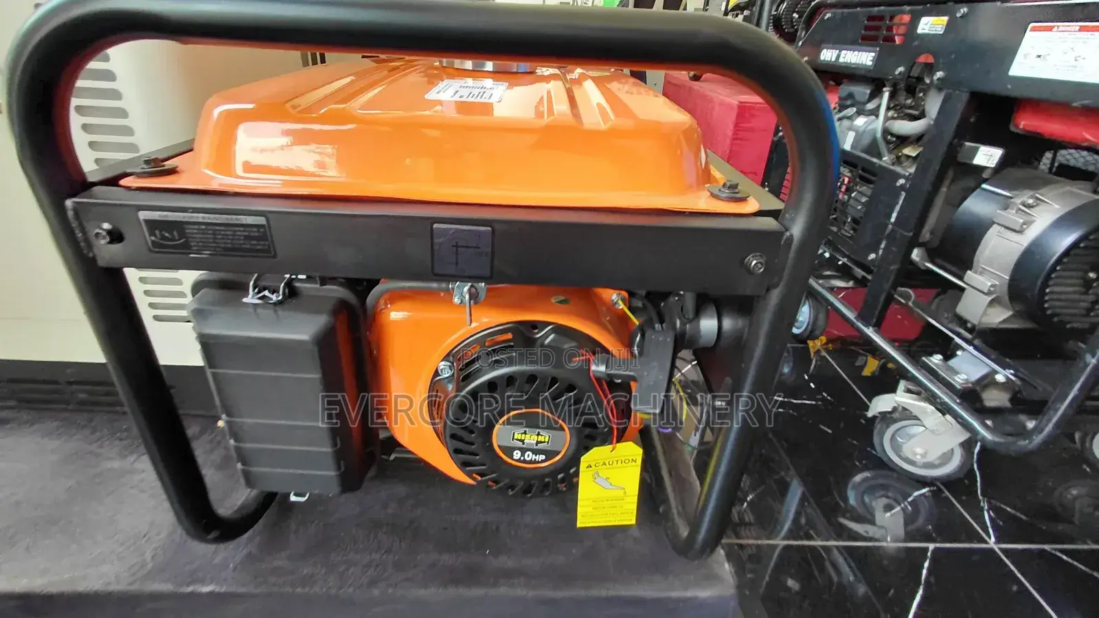 Hisaki Japan 5.5kva Petrol Generator Keystart 15l Fuel Tank.